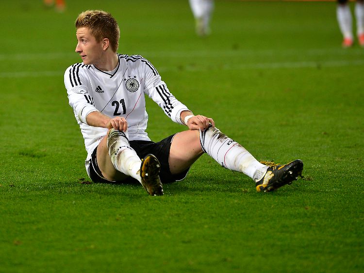 Kurz vor Schluss hatte Marco Reus noch einmal die Chance zum Siegtor. Der Ball versprang.