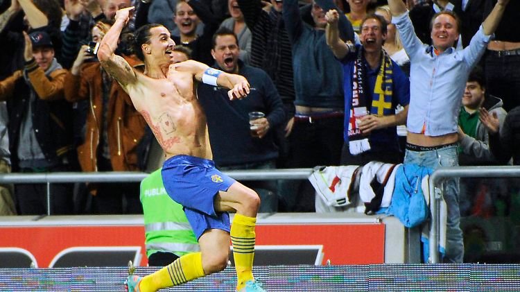 Allein Zlatan Ibrahimovic hat die Schweden zur EM gebracht.