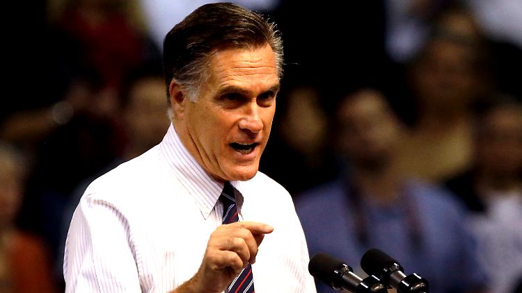 Mitt Romney versucht, seine Niederlage zu erklären.