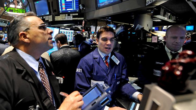 Viel los an der Wall Street