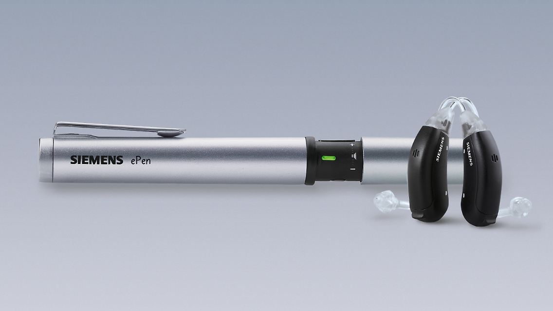 Mit dem "red dot award: product design" hat die Siemens Audiologie bereits den zweiten Designpreis für ihre Hörgeräte-Fernbedienung ePen erhalten.