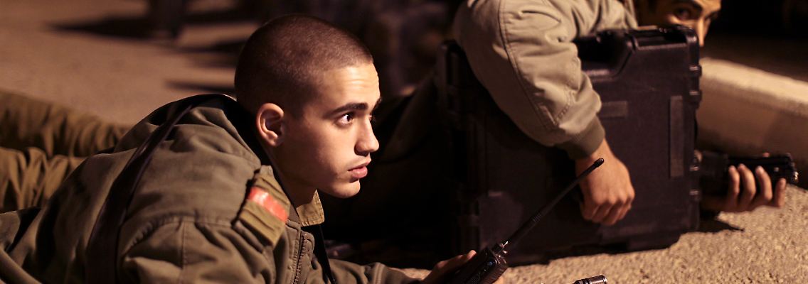 Israelischer Soldat in Kiryat Malachi, nahe der Grenze zum Gazastreifen.
