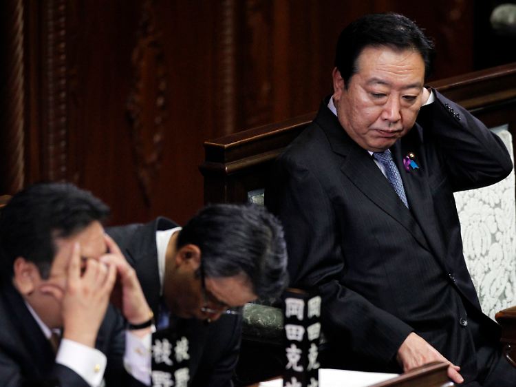 Premierminister Noda (r.): "Erwartungen darüber, wie die neue Regierungspartei die Deflation in Angriff nimmt, machen derzeit die anhaltenden Sorgen wegen der US-Fiskalklippe wett."
