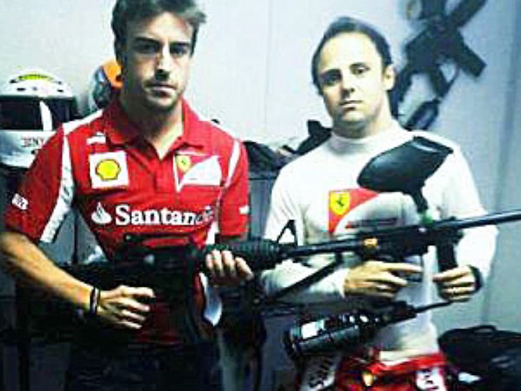 "Bereit für die letzten zwei Rennen": Fernando Alonso und Teamkollege Felipe Massa.