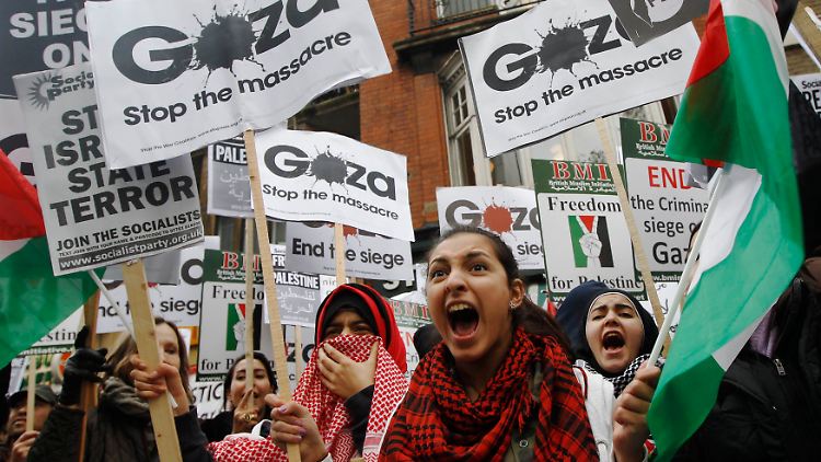 Anti-israelische Proteste in London.