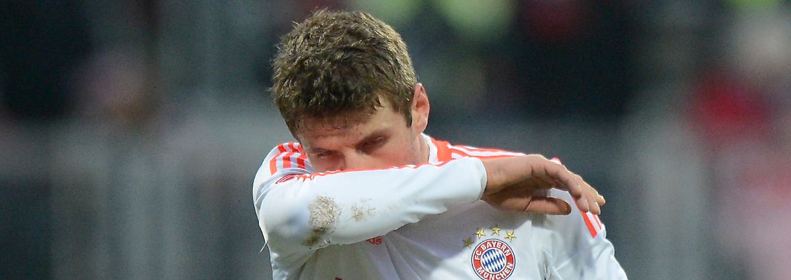 Mund abputzen, weitermachen: Bayerns Thomas Müller wird das Ende des Münchner Auswärtsspaziergangs durch die Liga verschmerzen können.