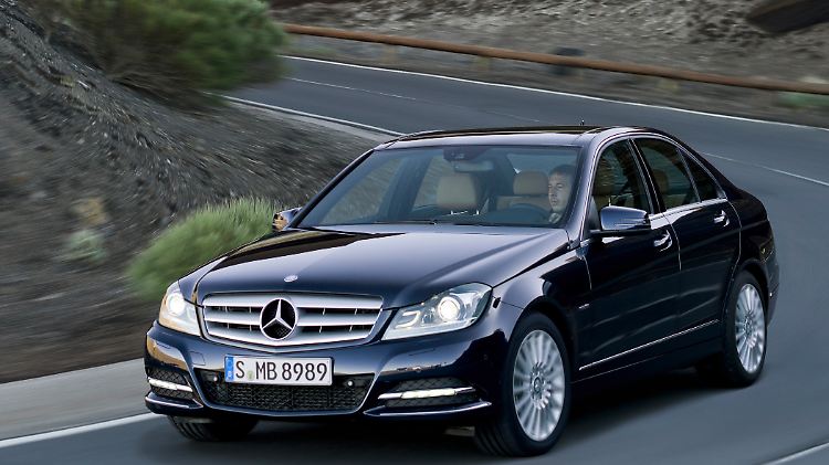 Die C-Klasse von Mercedes ist im Westen deutlich beliebter als im Osten.