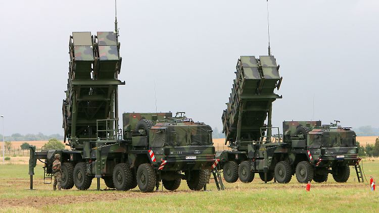 Das Flugabwehrraketengeschwader 2 Bad Sülze in Nordvorpommern trainiert am Raketen-Abwehrsystem "Patriot".