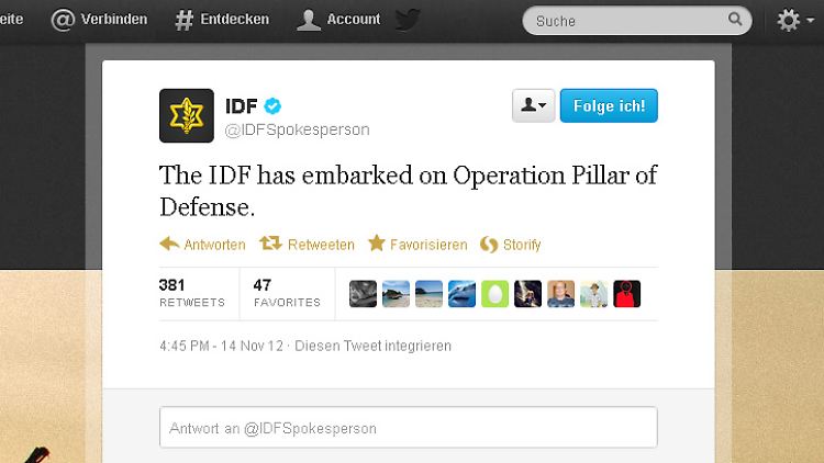 Die Militärschläge bekommen einen Namen. Auch eine Bodenoffensive ist möglich, twittert die Armee kurz danach.