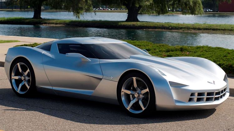 Ob die neue Corvette so aussieht wie die 2009 von Chevrolet präsentierte Studie, wird sich erst im Januar 2013 herausstellen.