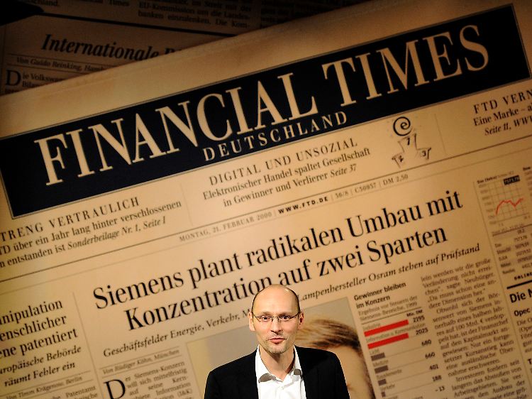 Noch ist nichts entschieden: "FTD"-Chefredakteur Steffen Klusmann (Archivbild).