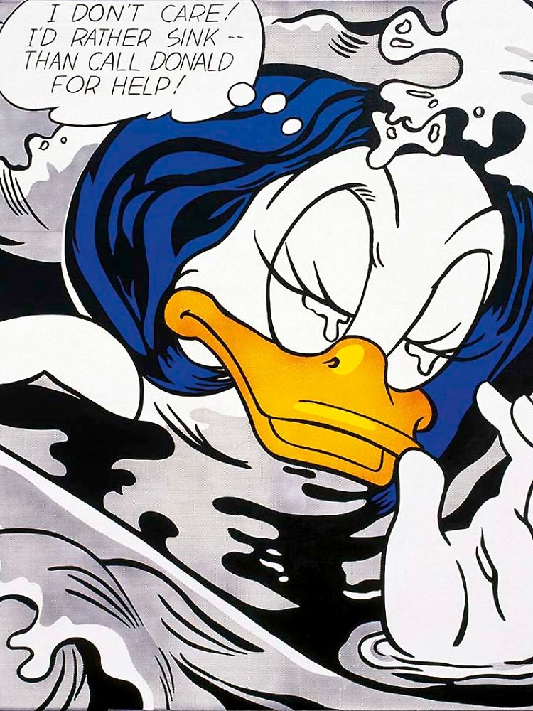 Auch die Enten haben den Sprung in die Moderne geschafft - und geben sich manchmal überraschend wasserscheu.