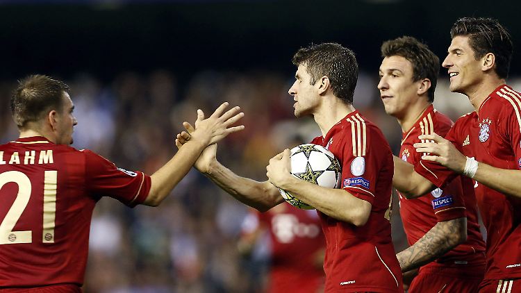 Thomas Müller verhinderte mit dem 1:1 die totale Katastrophe in Valencia.