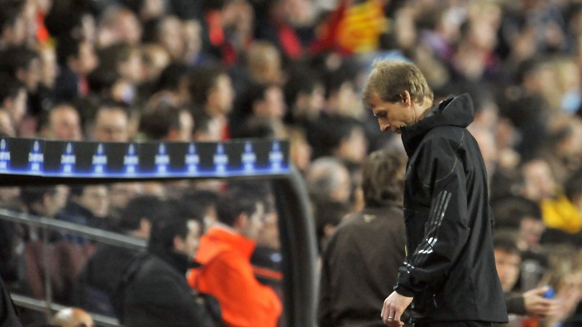 Jürgen Klinsmann in Barcelona, 8. April 2009.