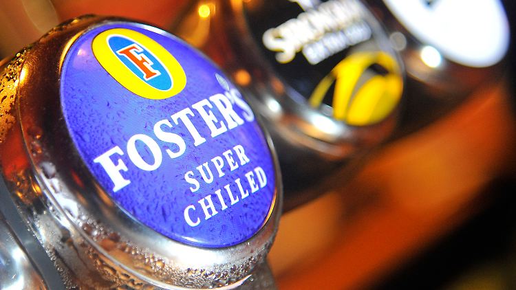 Australiens meistgetrunkene Biermarke Foster's gehört zum SABMiller-Konzern.