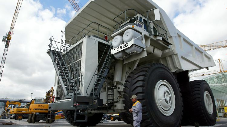 360 Tonnen Fassungsvermögen, der Multi-Kipper von Liebherr