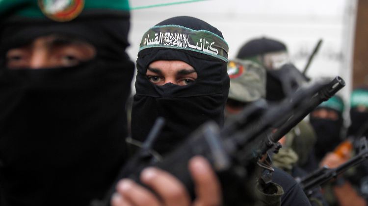 Hamas-Kämpfer im Gazastreifen.