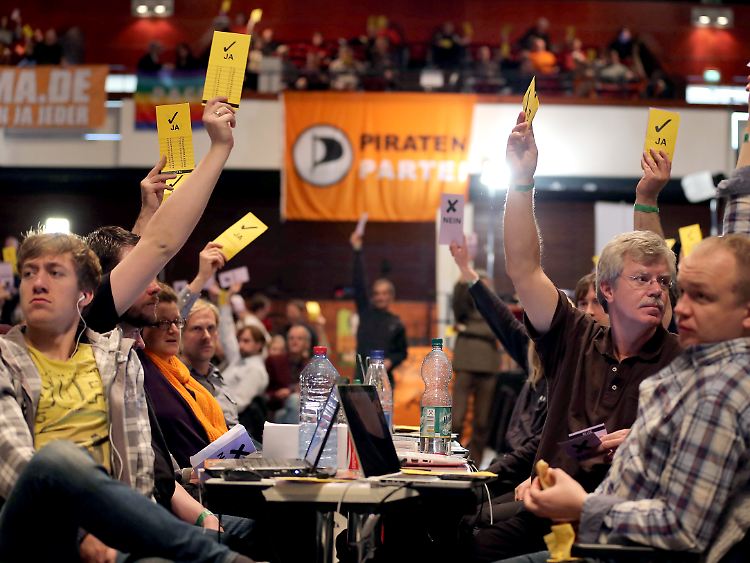 Die Piraten konnten sich erstaunlich schnell auf eine Tagesordnung für die Abstimmung der Anträge einigen.