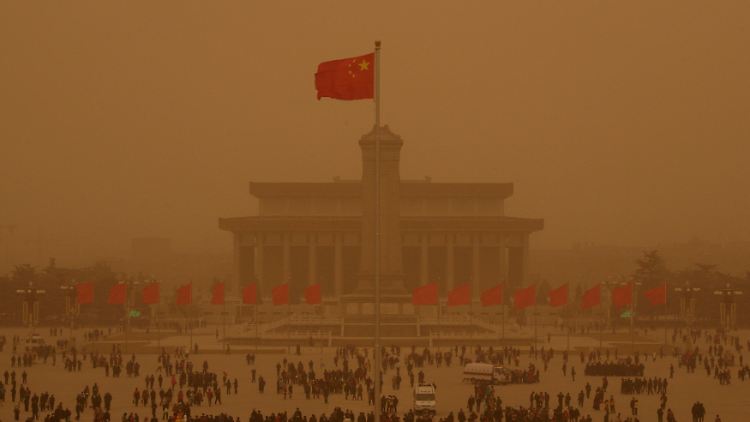 Der Tiananmen-Platz in Peking.