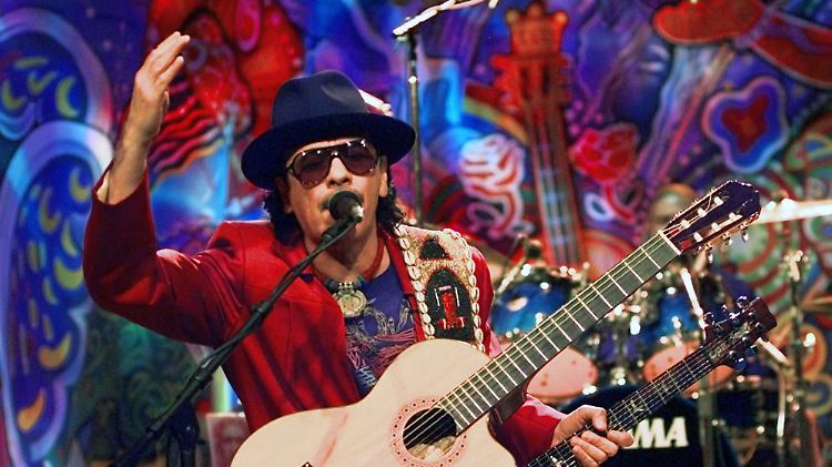 Carlos Santana auf seiner erfolgreichen "Supernatural"-Tour (Archivbild vom 24.02.2000).