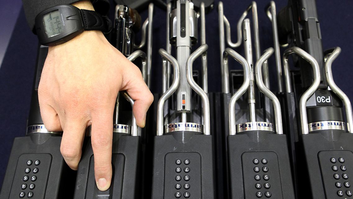 Das Sicherheits-Rangiersystem für Handfeuerwaffen des deutschen Herstellers Armatix.