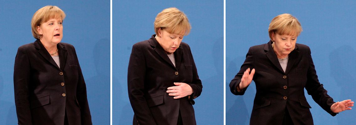 Merkel auf dem kleinen Parteitag.
