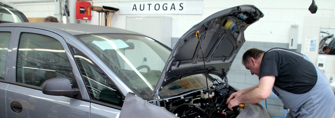 Der Motor muss für die Verbrennung des LPG-Treibstoffs angepasst werden.