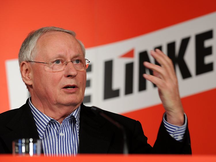 Oskar Lafontaine gibt den Parteivorsitz im Mai ab.