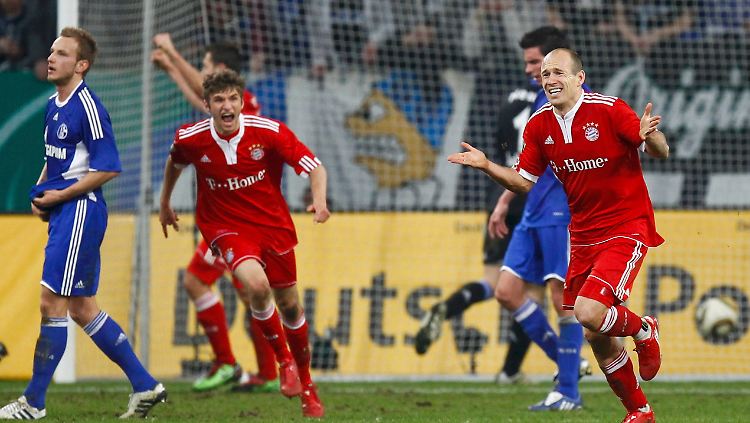 Bayerns Arjen Robben wies auch gegen Schalke nach, dass er die 25 Millionen Euro Ablöse wert war.