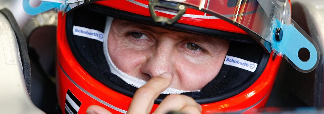 "Von daher bin ich zufrieden": Michael Schumacher.