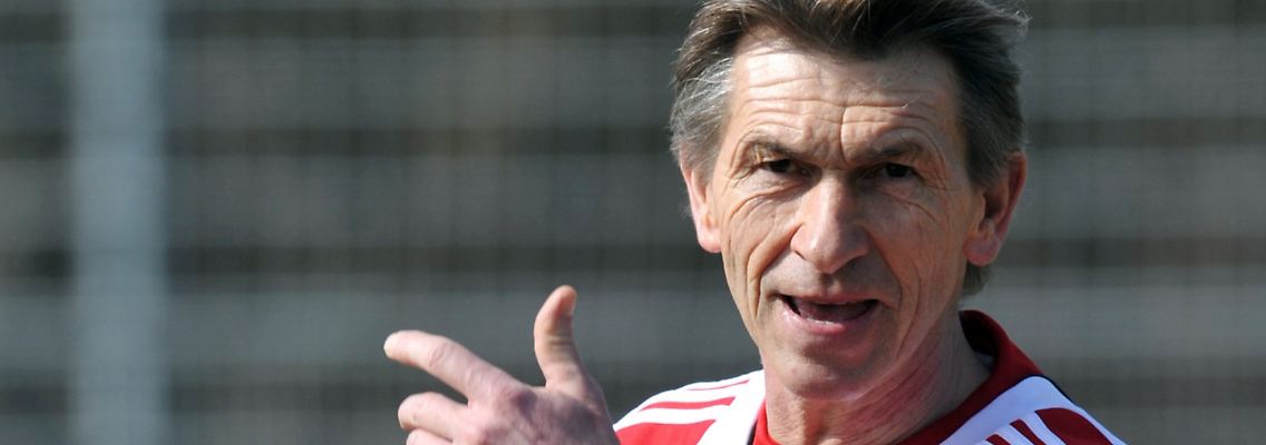 Auswärtssieg mit Unterhaching: Klaus Augenthaler.