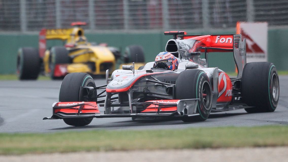 Im McLaren zum Sieg: Jenson Button.