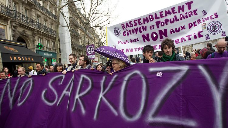 Sarkozy kommt bei seinen Landsleuten nicht mehr so gut an.