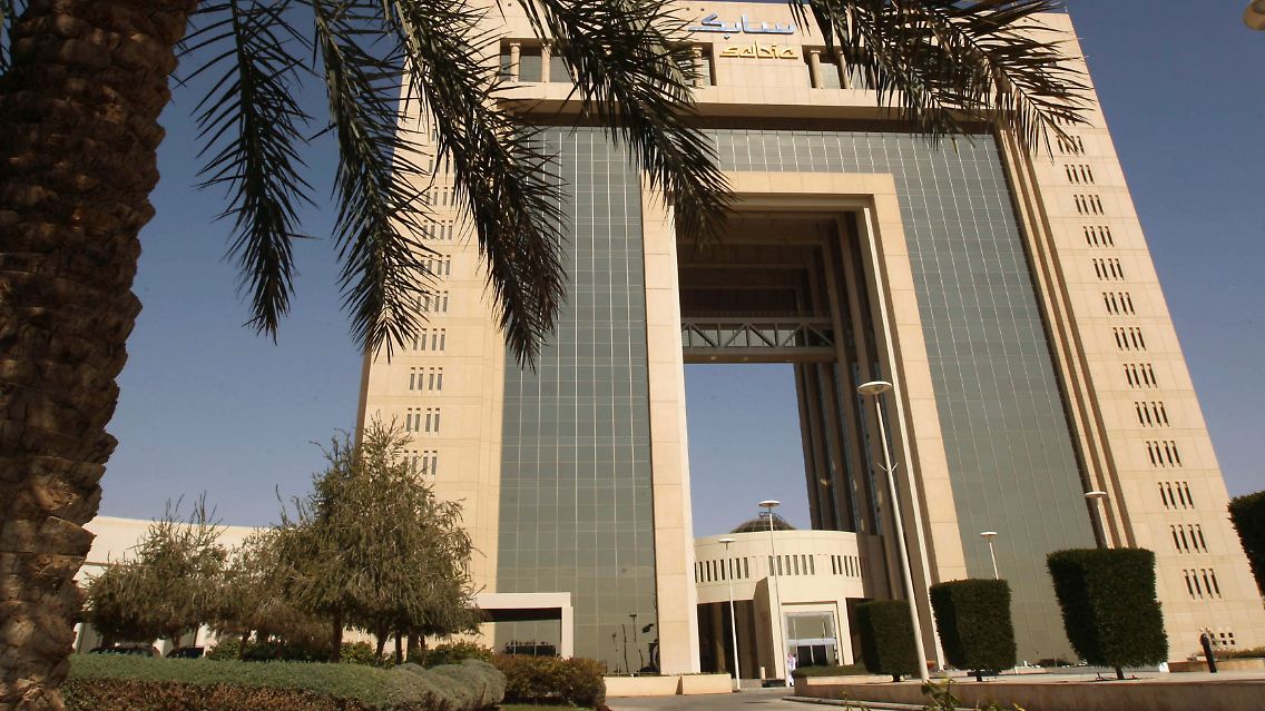 Blick auf den Sabic-Hauptsitz in Riad.
