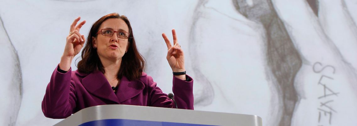 Cecilia Malmström, auf den Spuren von Ursula von der Leyen.