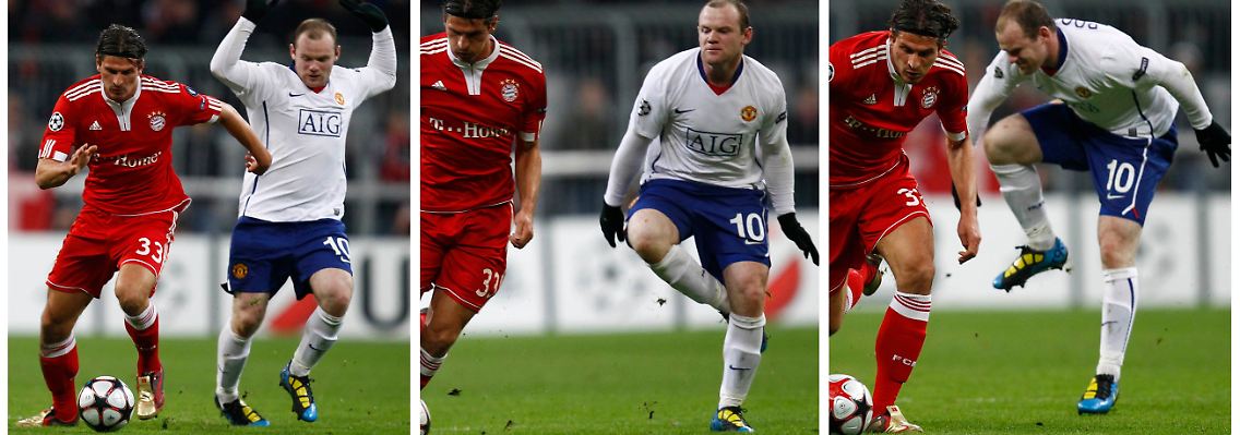 Wayne Rooney knickte in der Nachspielzeit um.
