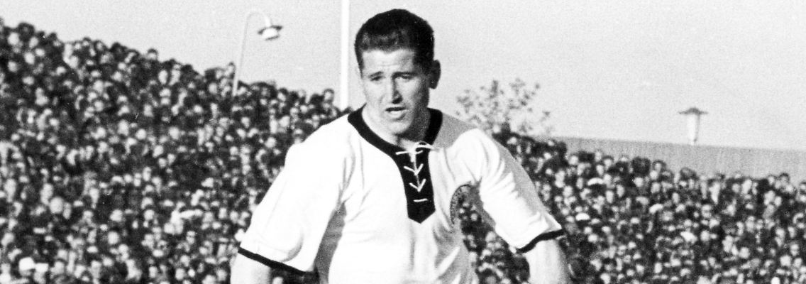 WM 1958 in Schweden: Helmut Rahn ist dabei.