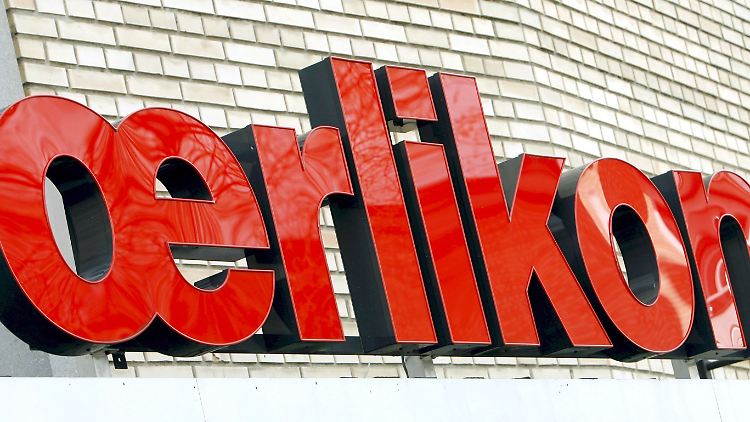 Gerettet: Der Anlagenbauer Oerlikon konnte seinen Kopf wohl aus der Schlinge ziehen.