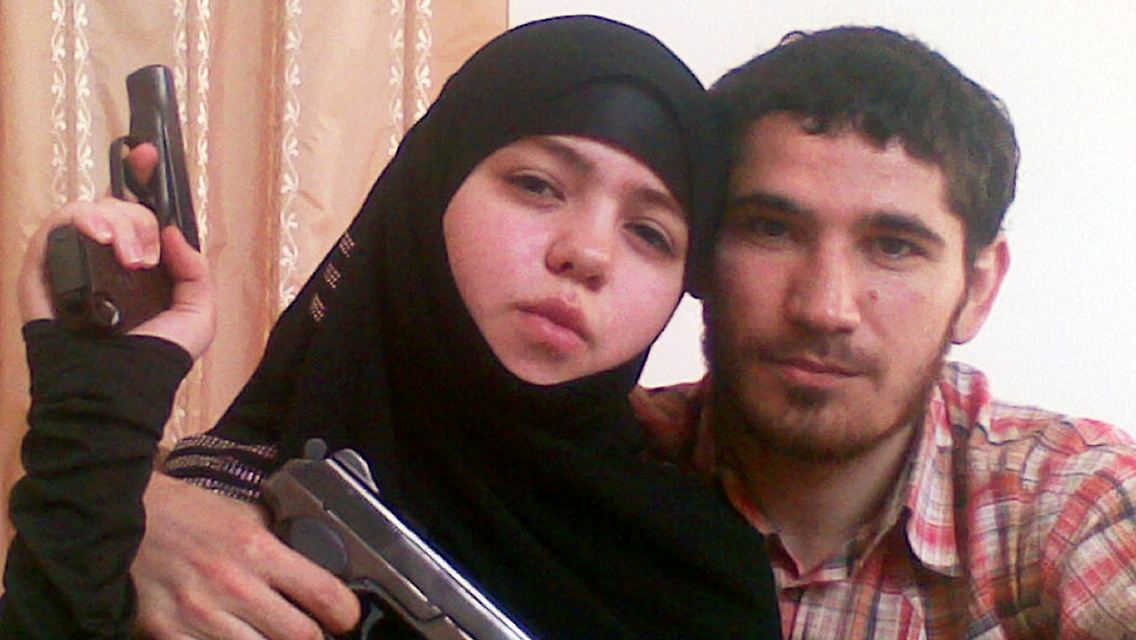 Dschennet Abdurachmanowa und Umalat Magomedow.