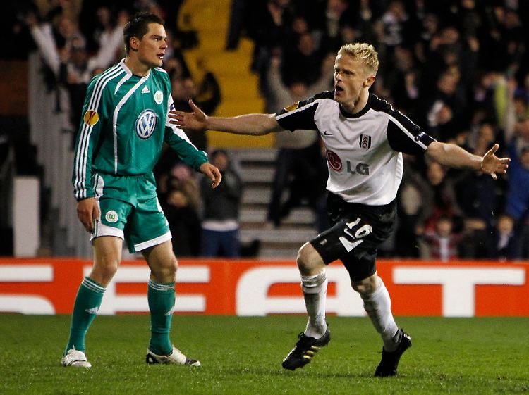 Damien Duff ist einer der Fulham-Stars die gegen Hull City geschont wurden. Gegen Wolfsburg erzielte er das Tor zum 2:0.