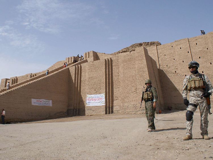 US-amerikanische Soldaten in Ur.
