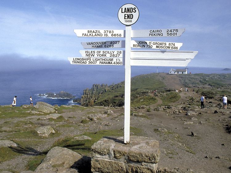 Der westlichste Punkt Englands: Land's End zieht viele Touristen an.