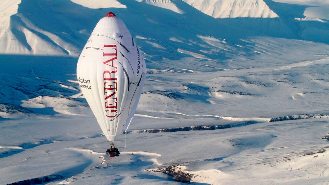 ... über Spitzbergen.