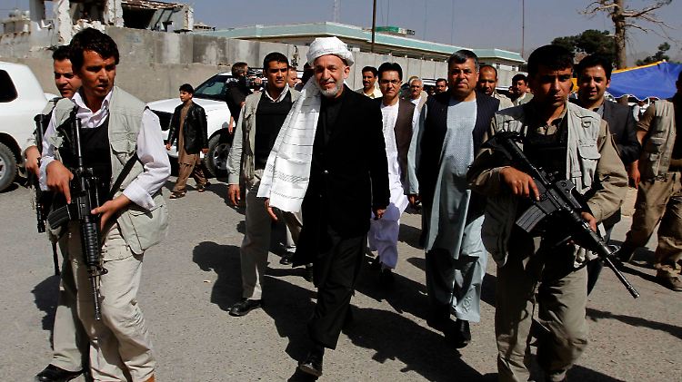 Karsai am Ostermontag in Kandahar.