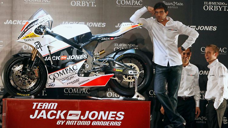 Antonio Banderas' ganzer Stolz. 