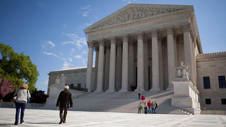 Das Oberste Gericht der USA, der Supreme Court.