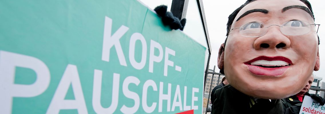 Immer wieder Stress mit der Kopfpauschale: Gesundheitsminister Rösler.