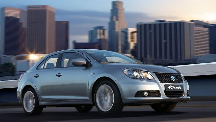 Ein Auto der gehobenen Mittelklasse: der Kizashi.