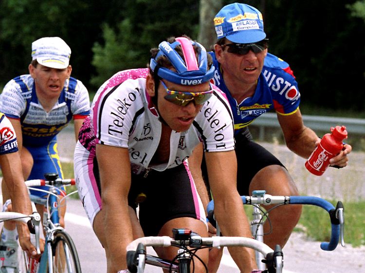 Tour de France 1993: Olaf Ludwig als "Leader of the pack".