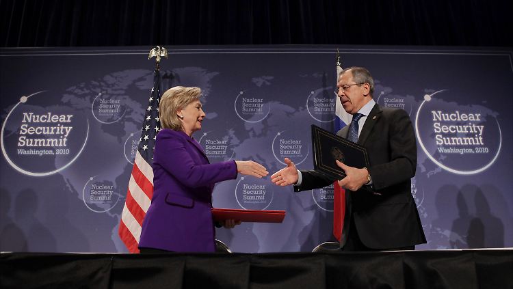 Konkrete Schritte zum Abbau des Plutoniums vereinbarten US-Außenministerin Clinton und ihr russischer Kollege Lawrow.
